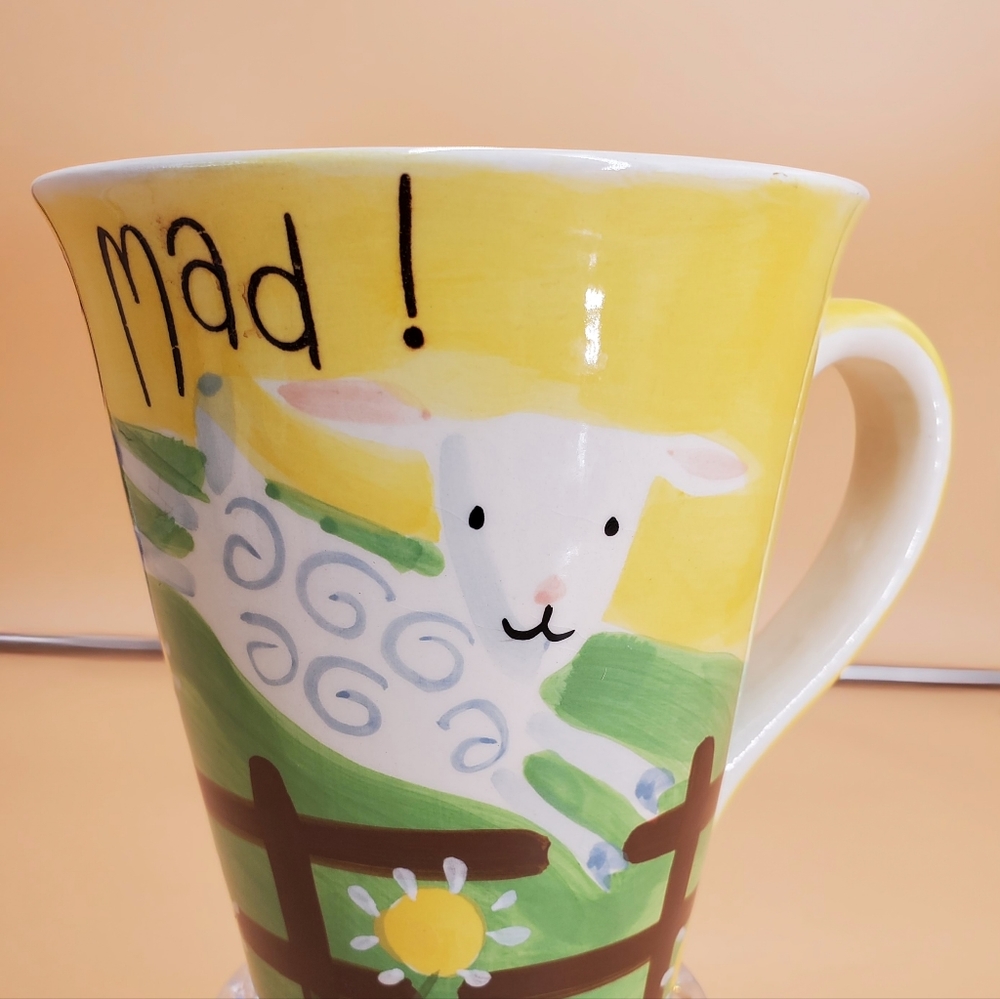 Whittard Of Chelsea, Bouncing Mad, Handpainted Coffee Cup Mug. (C9)